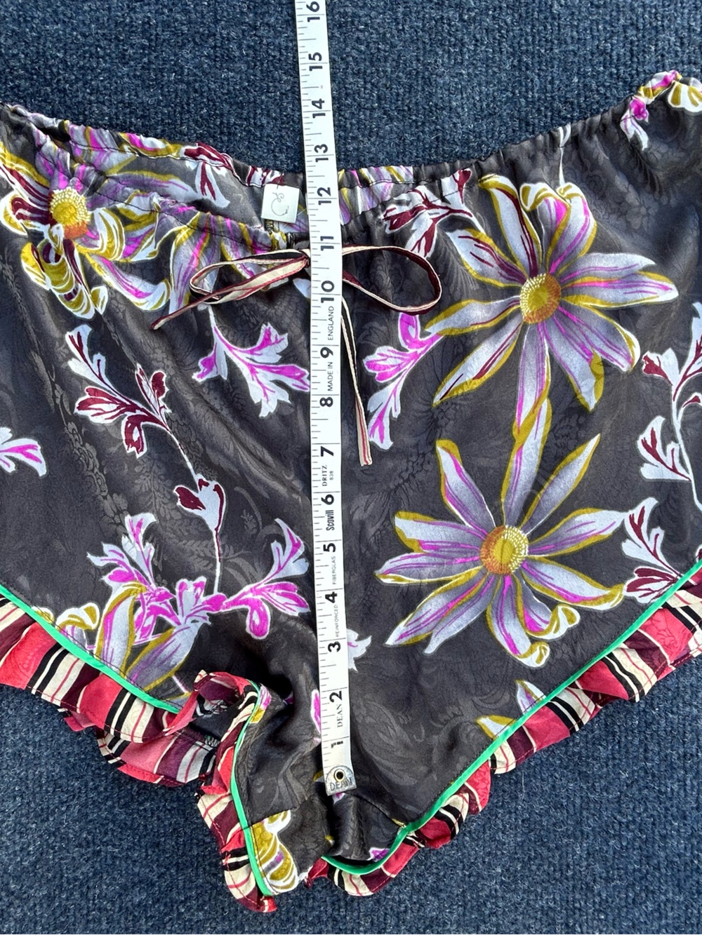 NWT E by Eloise Anthropologie 2 piece Pajama Set Top & Bottom - Picture 12 of 15